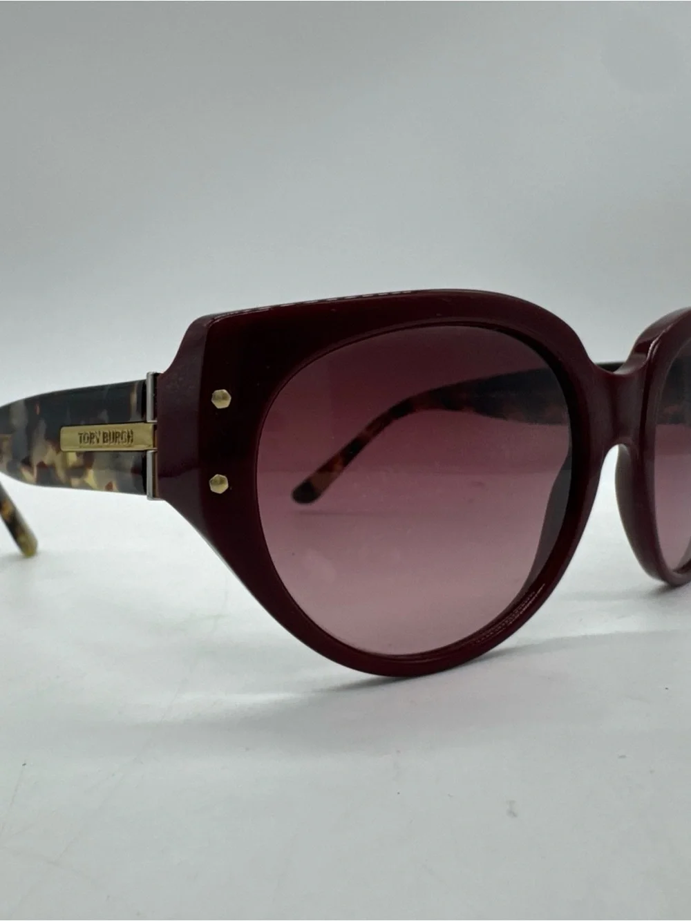 Tory Burch Burgundy TY7083 1484/8H 55-19-135 Sunglasses